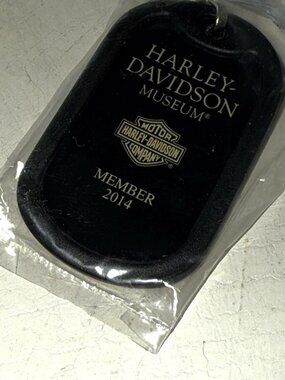 2010 Harley Davidson Museum Member Dog Tag Key Ring New in Package